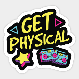 Let's get physical!. Sticker